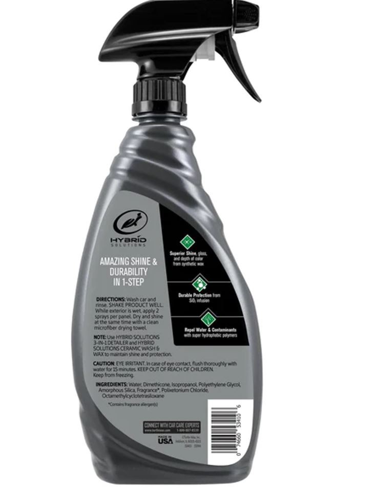 Turtle Wax Inc. 53410 Hybrid Solutions WAX/POLISH/DETAILER