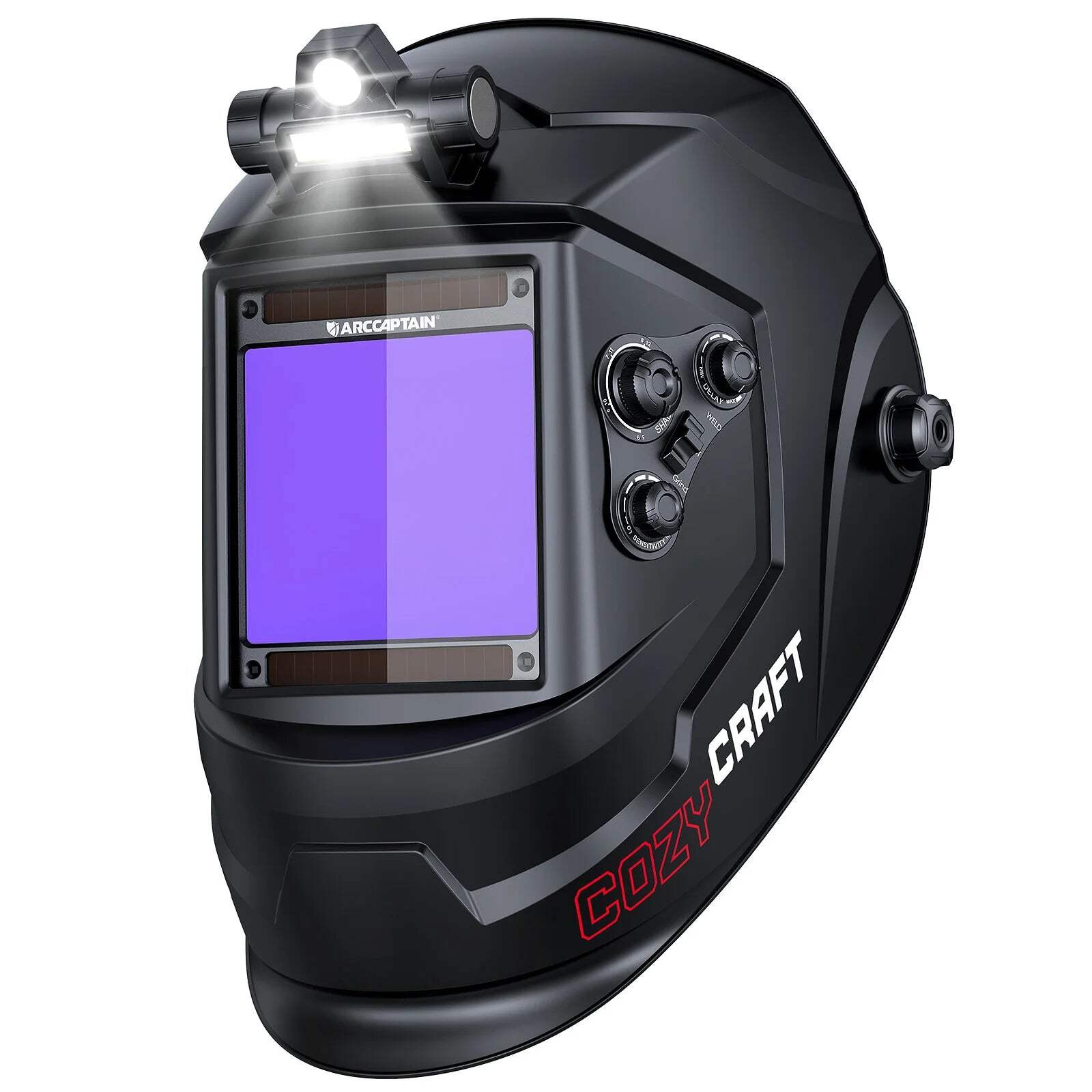 Welding Helmet ARCCAPTAIN Auto Darkening Welders With Light For MIG MAG SUV