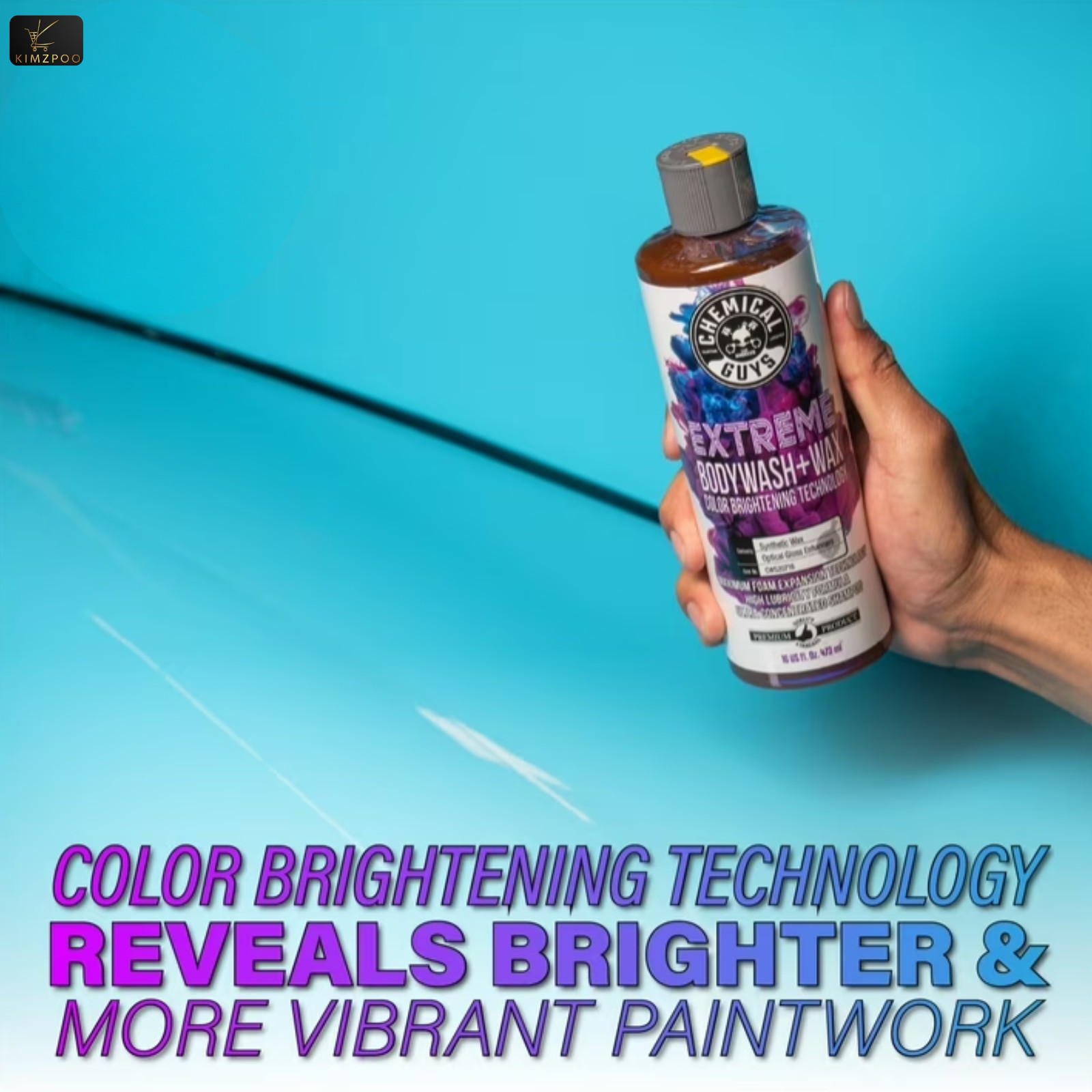 Chemical Guys Extreme Body Car Wash & Wax 16oz, Color Brightening Formula