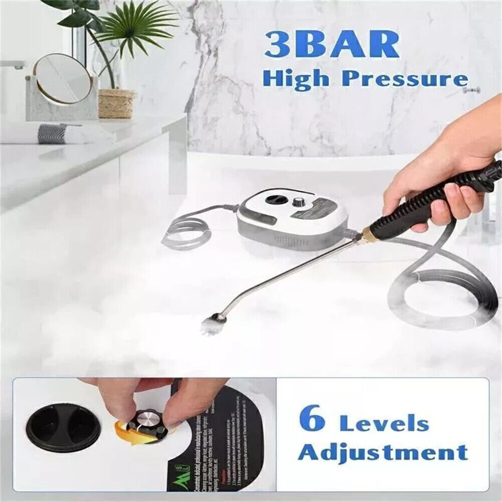 2500W Handheld Steam Cleaner Machine High Pressure Car Detailing Cleaning Tool