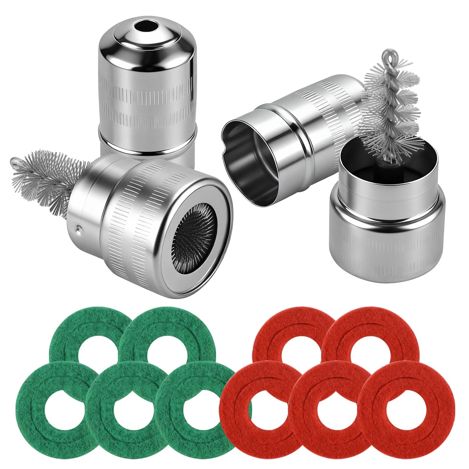 Battery Terminal Cleaner Tool Kit, 2Pack Battery Post Wire Brush with Metal C…