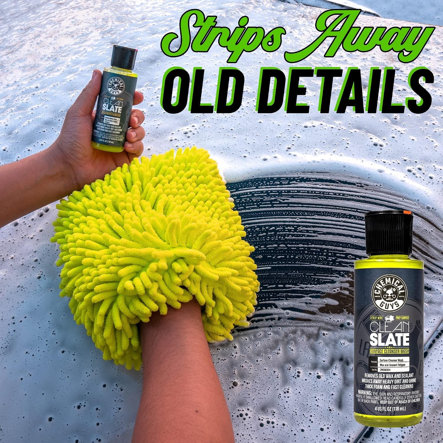Chemical Guys 6-Piece Clay Bar & Luber Kit for Smooth Paint Prep & Cleaning