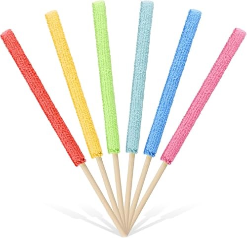 6pcs Multiple Colors Small Dusters for Cleaning, Microfiber Detail Duster