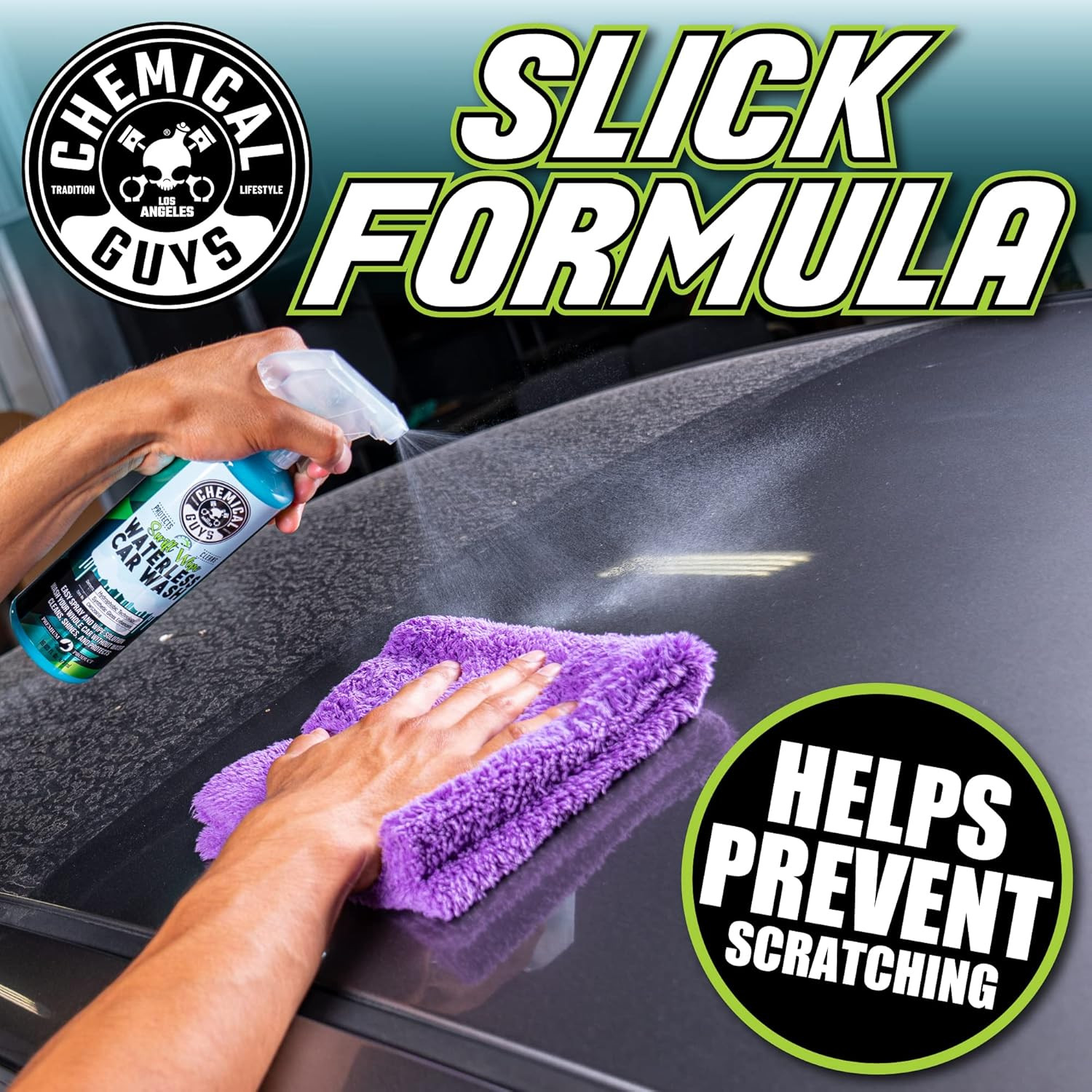 Chemical Guys Swift Wipe Waterless Car Wash 473ml / 16oz Quick Detail Cleaner