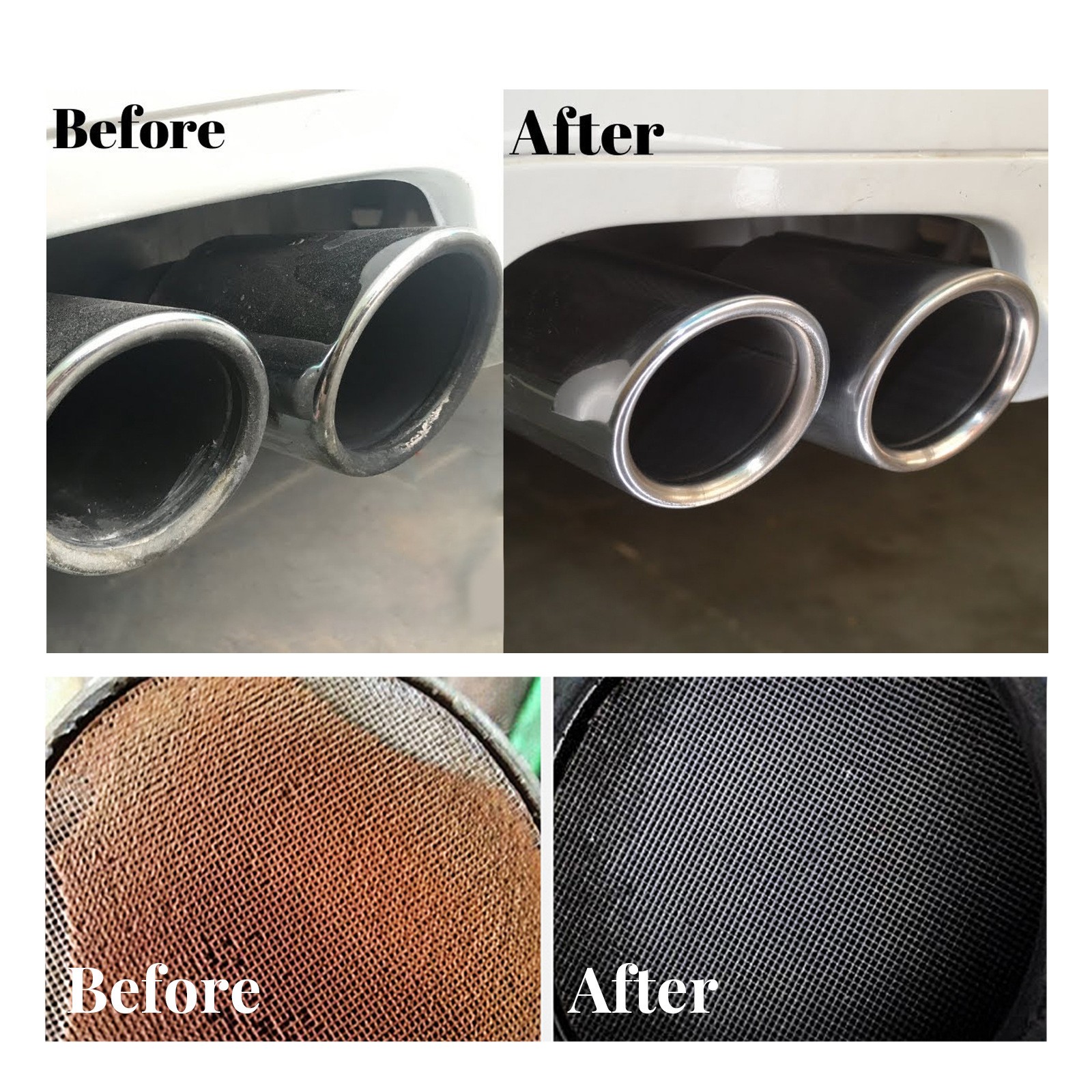 Ternary Catalyst Cleaner Removes Stubborn Carbon Deposits from Exhaust System
