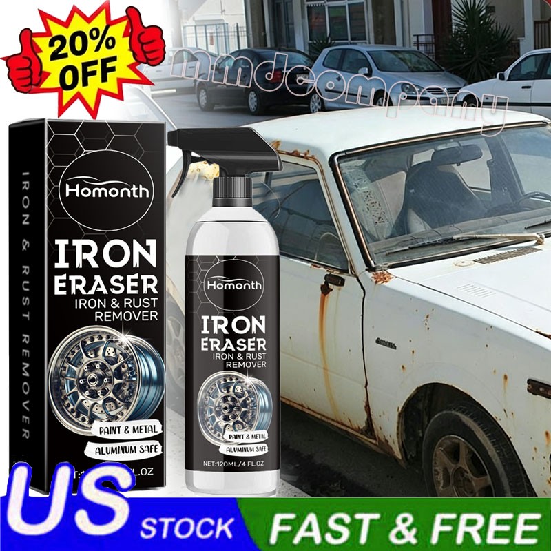 Iron Eraser Rust Remover Spray Car Wheel Paint Brake Dust Fast Cleaner New 2026