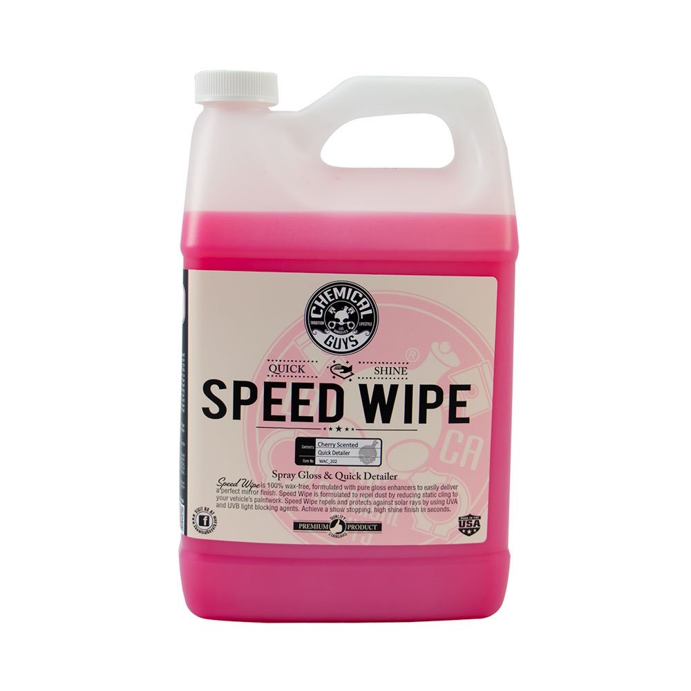 Detail Spray 128 fl oz High Gloss Streak Free Cherry Scent Chemical Guys Speed