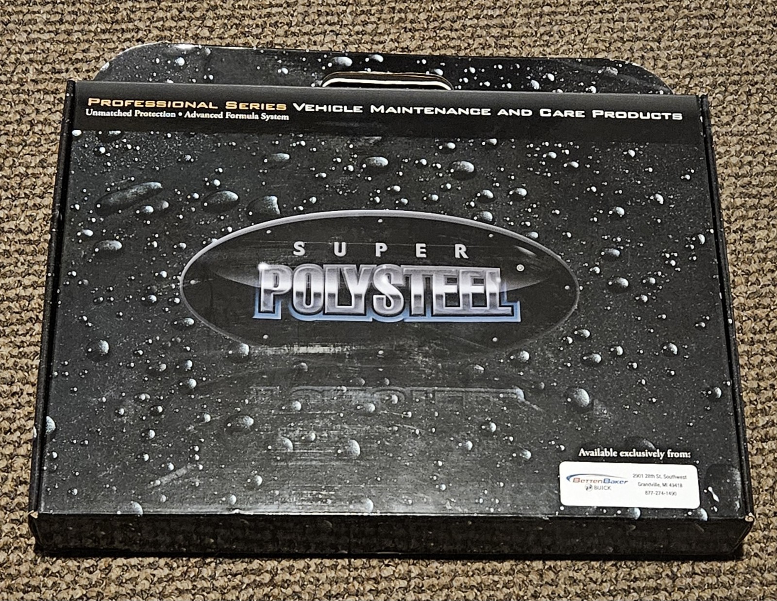 SUPER POLYSTEEL Professional Series Vehicle Maintenance & Care Car Detailing Kit