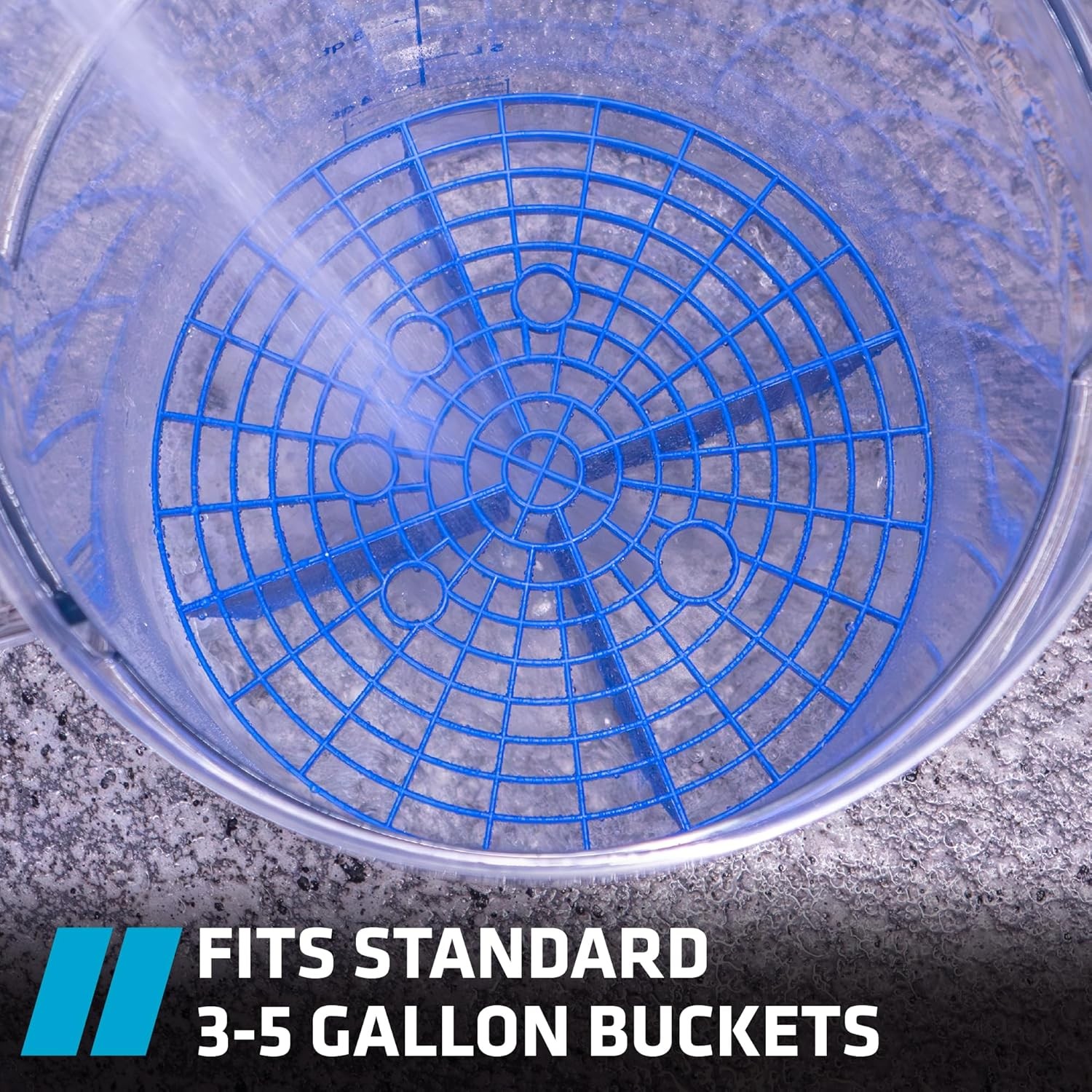 VIKING Automotive Bucket Insert Grit Trap for Car Wash and 1 Pack, Blue
