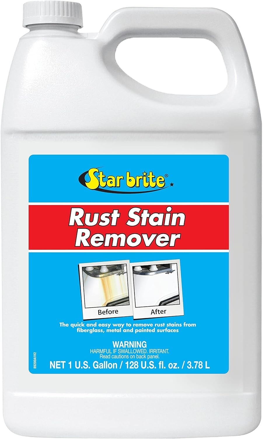 STAR BRITE Rust Stain Remover Spray, Instantly Dissolve Corrosion Stains 1Gallon