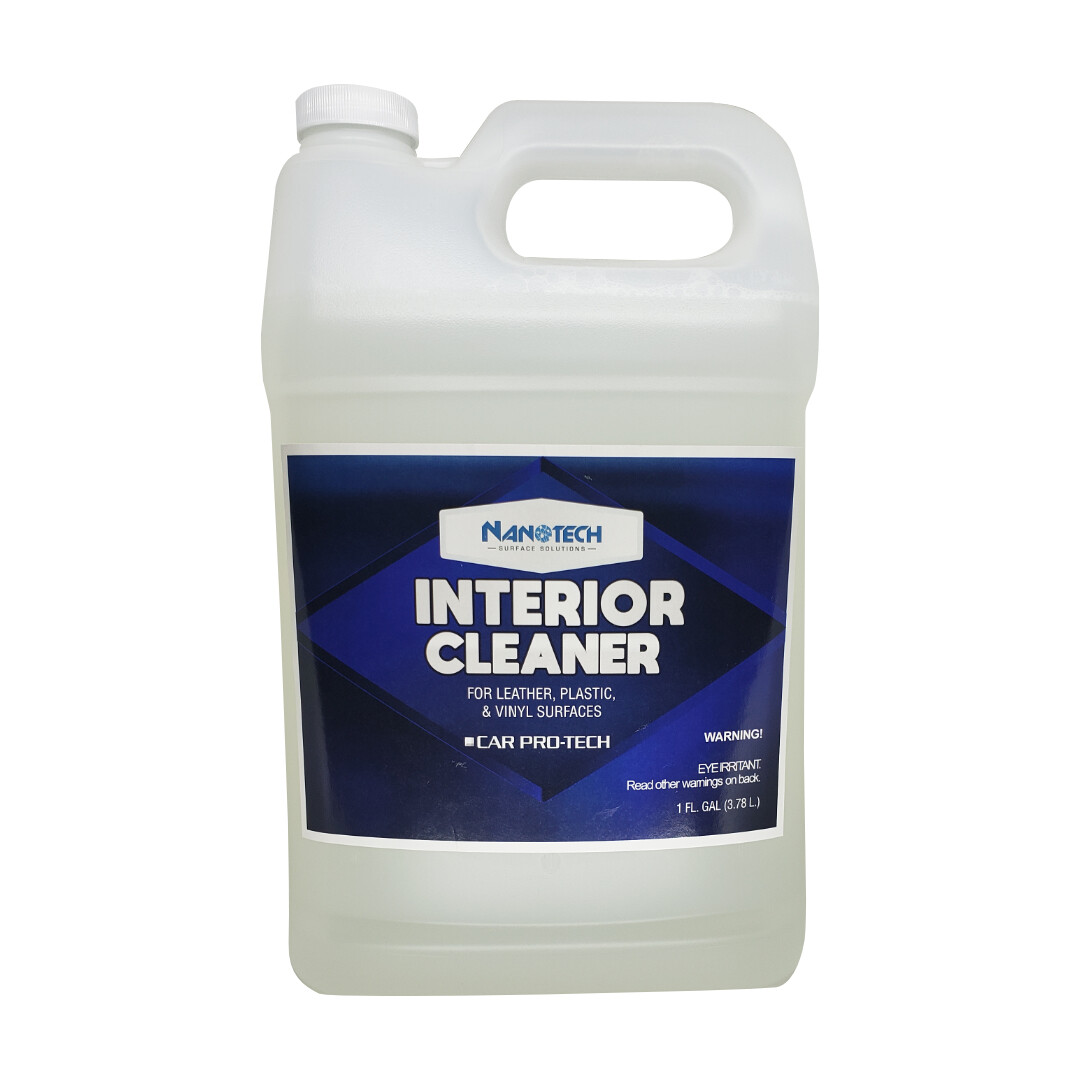 Nanotech Interior Cleaner: For Plastics Leather & Vinyl Non-Greasy Restore 1 Gal