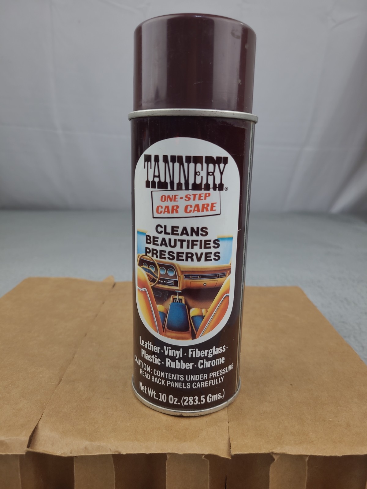 Vintage 1979 Aerosol Can TANNERY One-Step Car Care’ Cleaner #171 USA