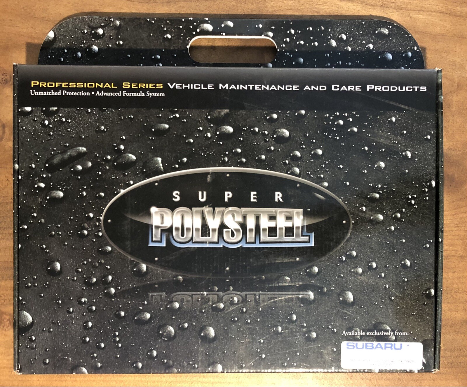 SUPER POLYSTEEL Professional Series Vehicle Maintenance Care Products, Old Stock