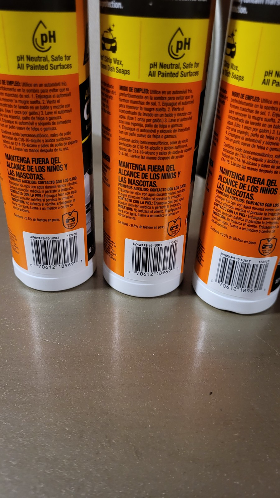 Armor All All Purpose Car Wash 10oz Foaming ands Sudsy Lot Of 2 NEW 1F7
