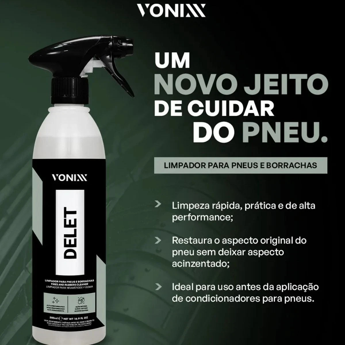 Vonixx Izer + Delet 500ml x2 – Purple Bleeding Iron Remover & Tire Brownness Off
