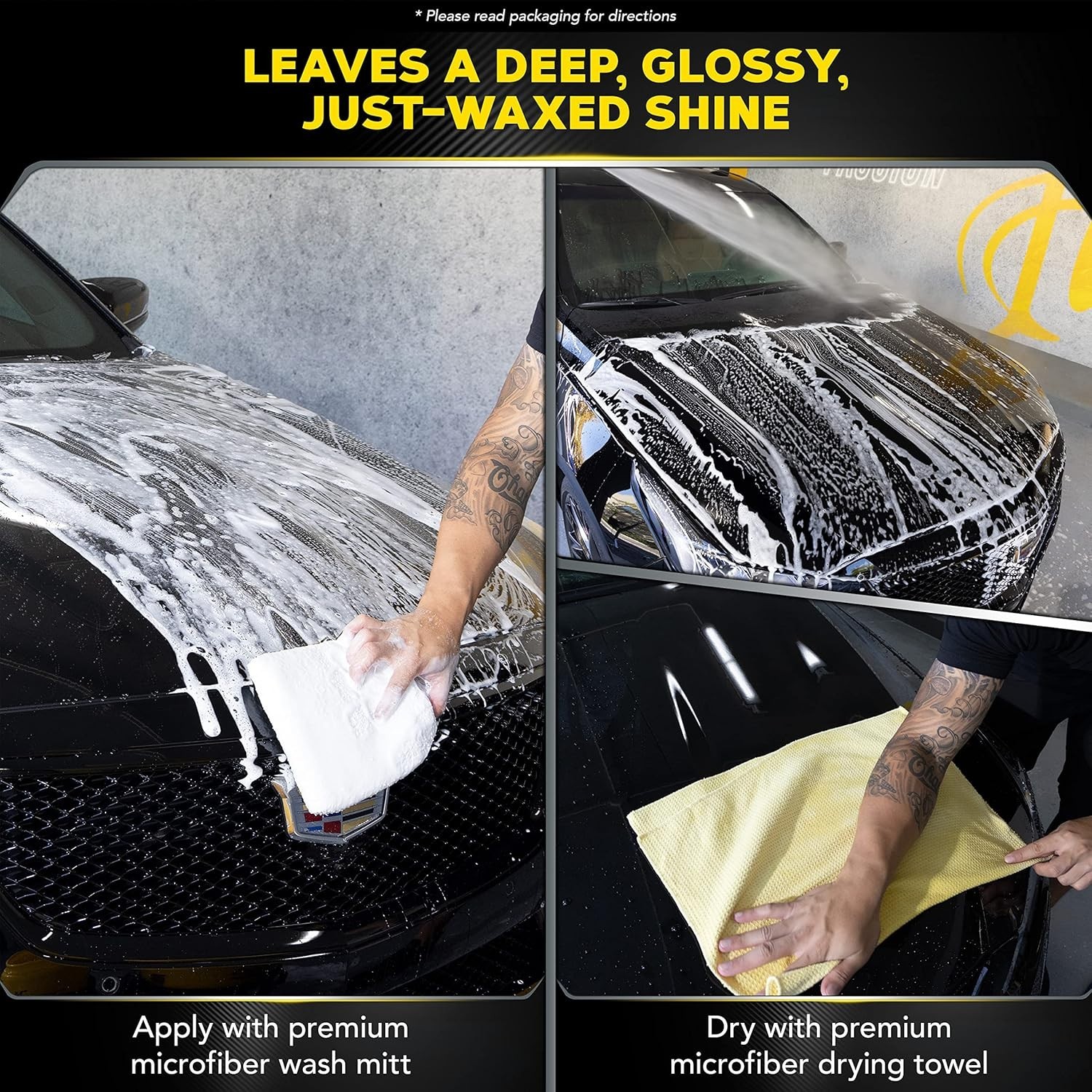 Meguiar’s Ultimate Wash and Wax, Car Wash and Wax Cleans and Shines in One Step,