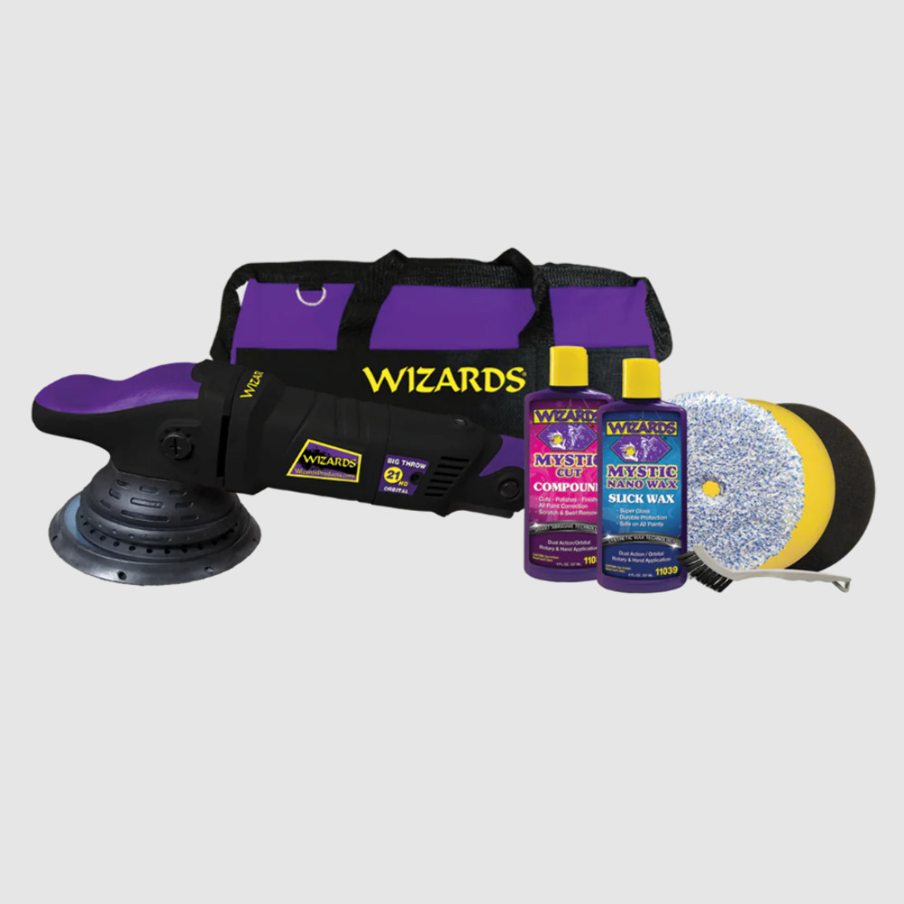 WIZARDS 21 HD™ Big Throw Polisher and SSR Kit Combo DIY Easy to Use WIZDA21HDK