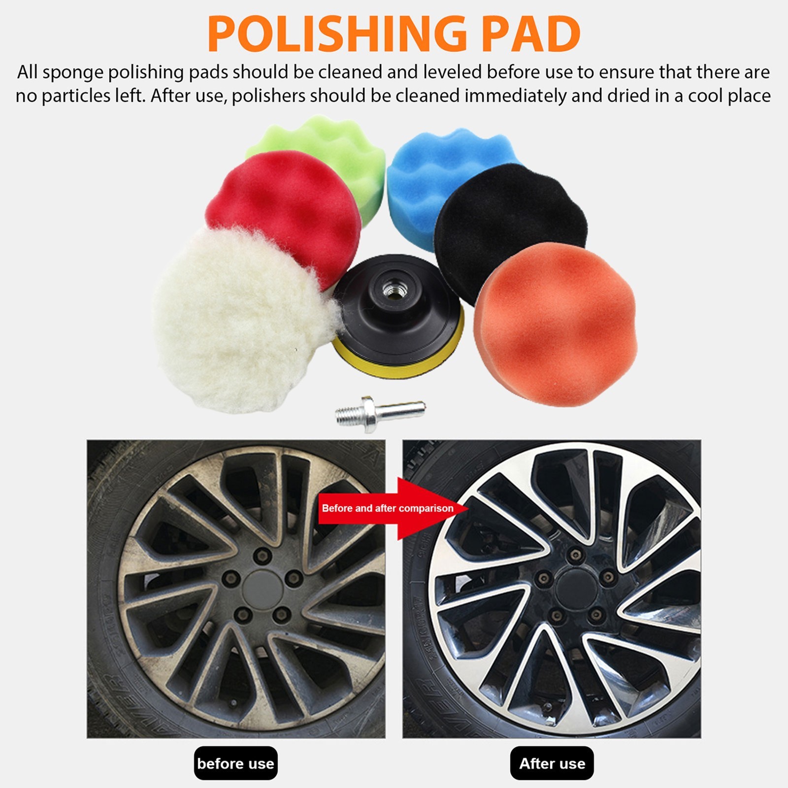 33pcs Car Cleaning Kit Interior Exterior Auto Detailing Wash Drill Brush Engine