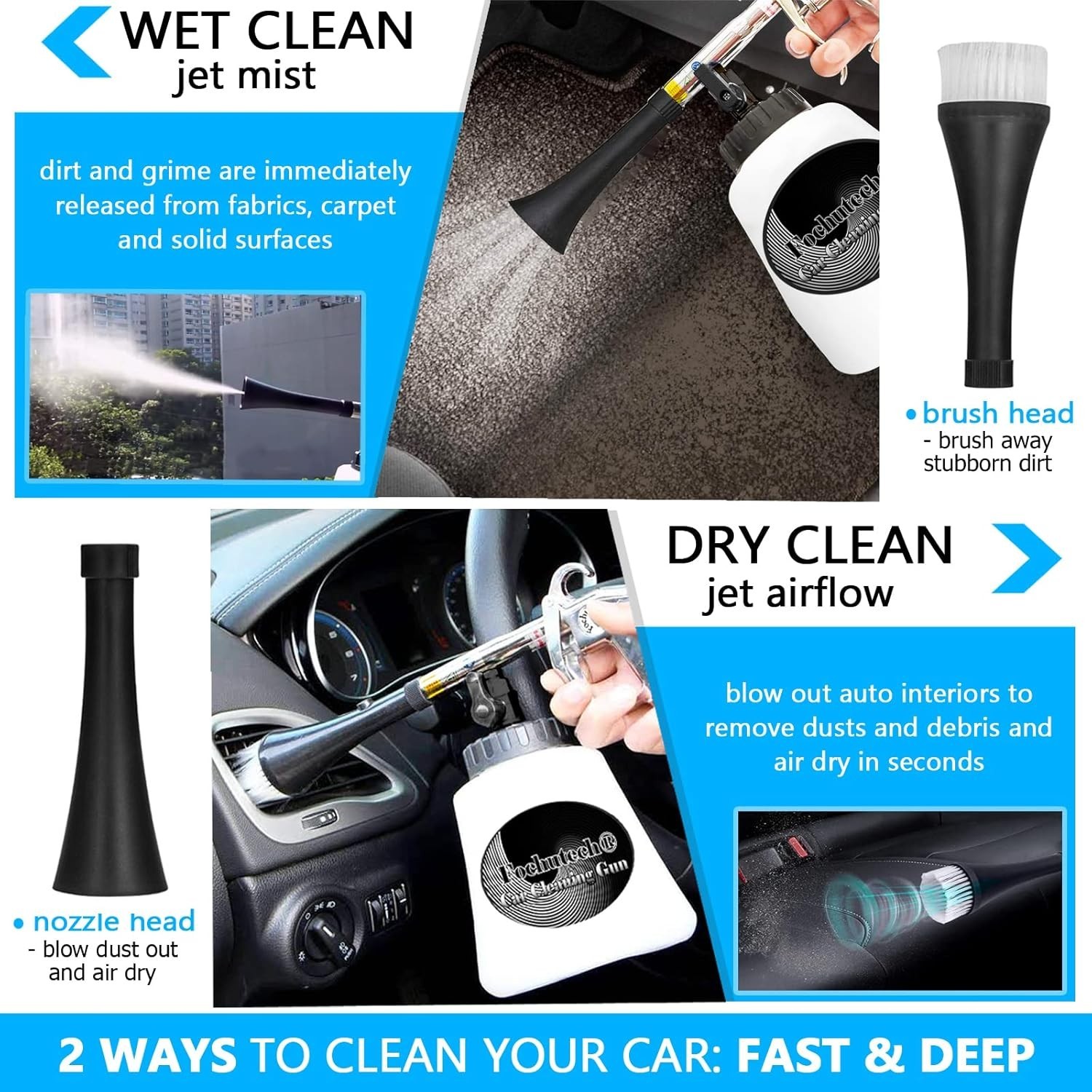 All-in-One Car Detailing Kit with High-Speed Cleaner – Ideal for DIY Enthusiasts