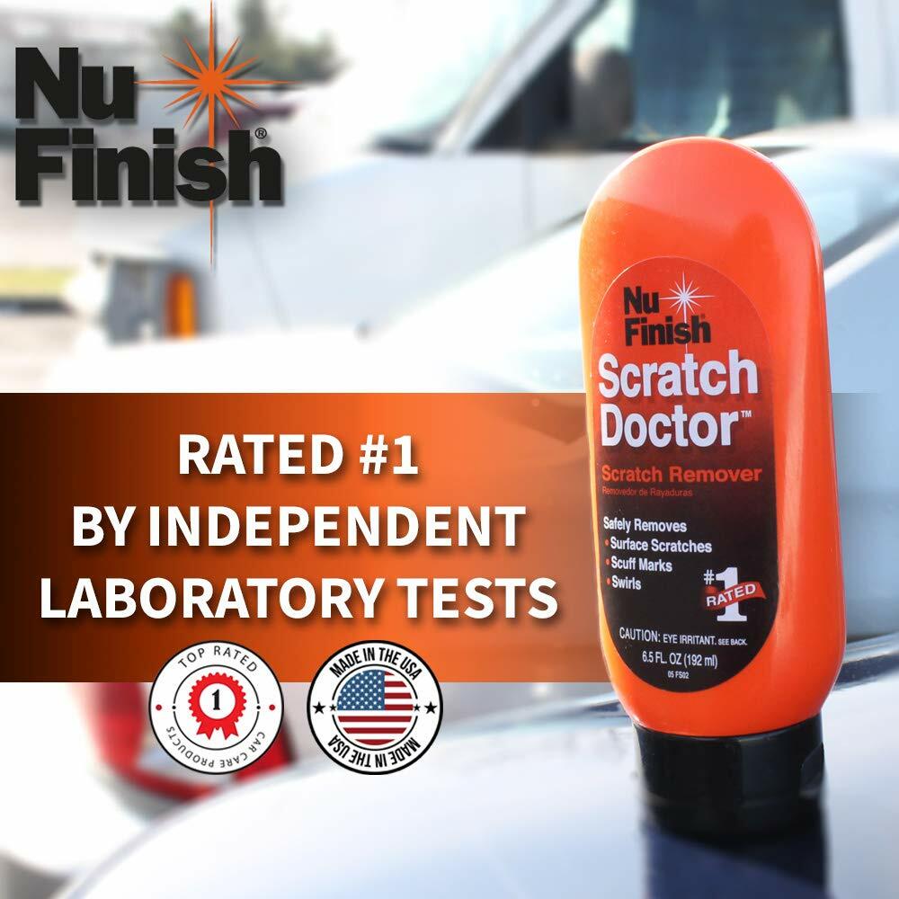 Nu Finish SCRATCH DOCTOR Clear Coat Scratch Remover REMOVES: SCUFF MARKS SWIRLS