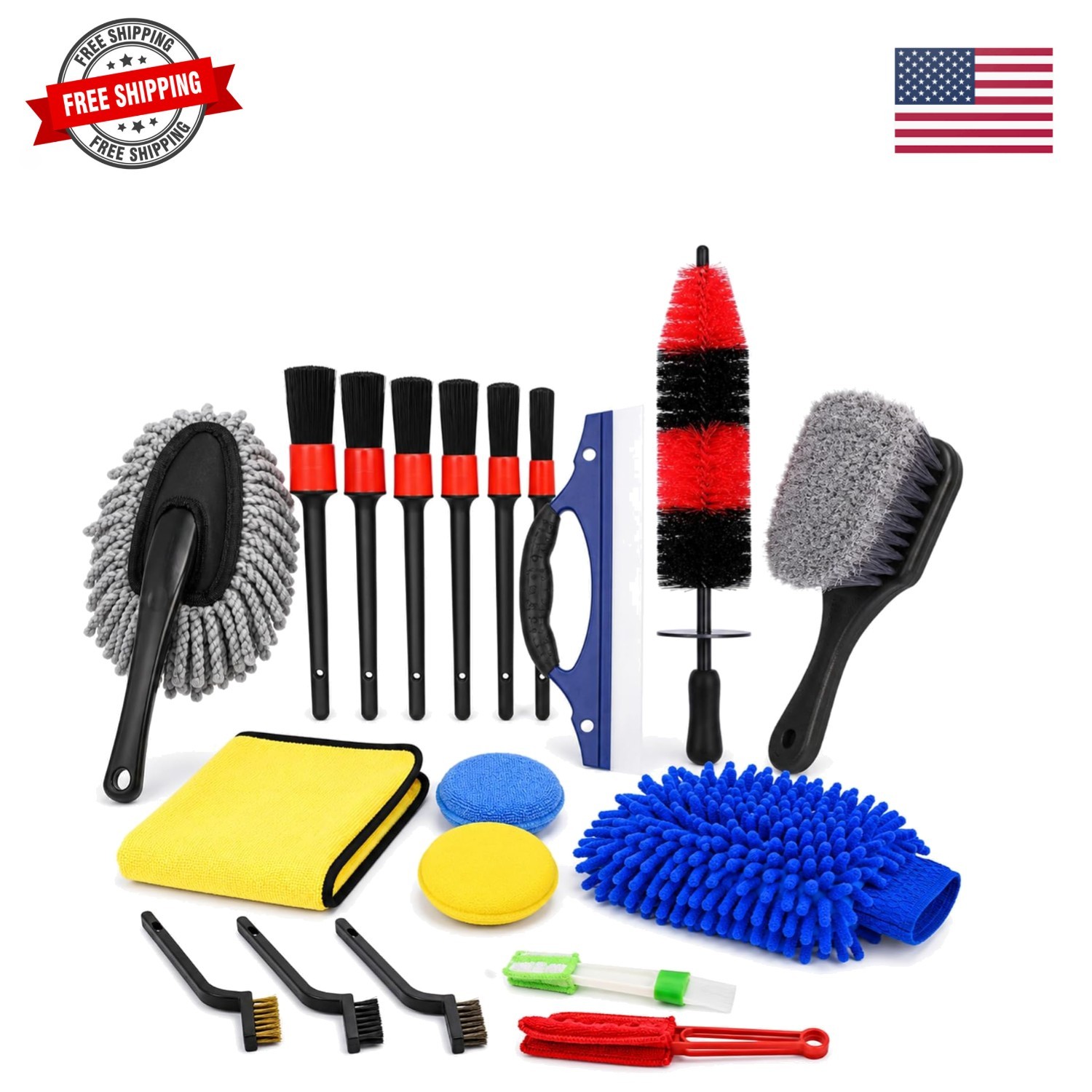 – Complete Car Interior Detailing Kit and Exterior Cleaning Set with Detail B…