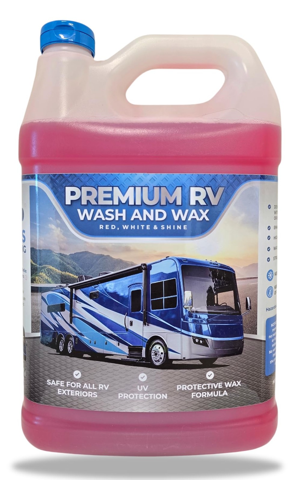 RV Wash and Wax Soap – High Foam Cleaner – Use 128 Fl Oz (Pack of 1)