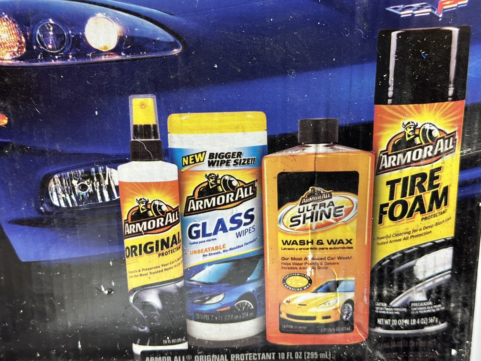 Complete Car Cleaning Car Care Kit (4 Pieces) Protects Various Interior Surfaces