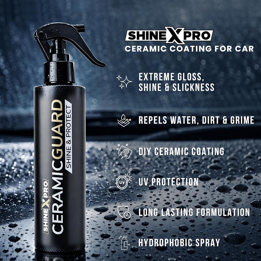 ShineXPro Ceramic Coating for Car 250 ml Easy to Apply Car Shiner Polish F/Shipp