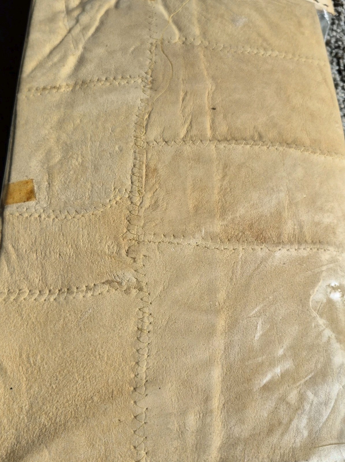 VTG Old New Stock Car Care Combo English Chamois Cloth & Go-Bug Car Wash Mitt