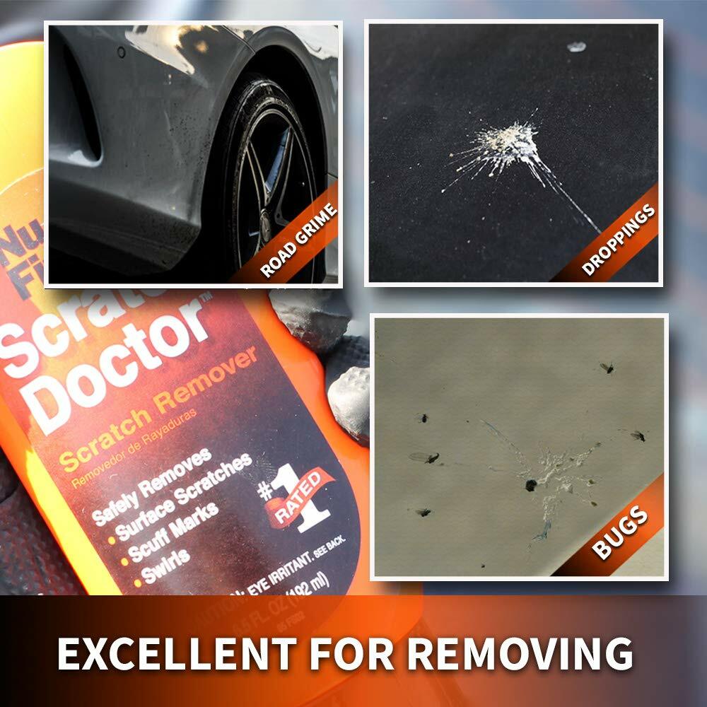 Nu Finish SCRATCH DOCTOR Clear Coat Scratch Remover REMOVES: SCUFF MARKS SWIRLS