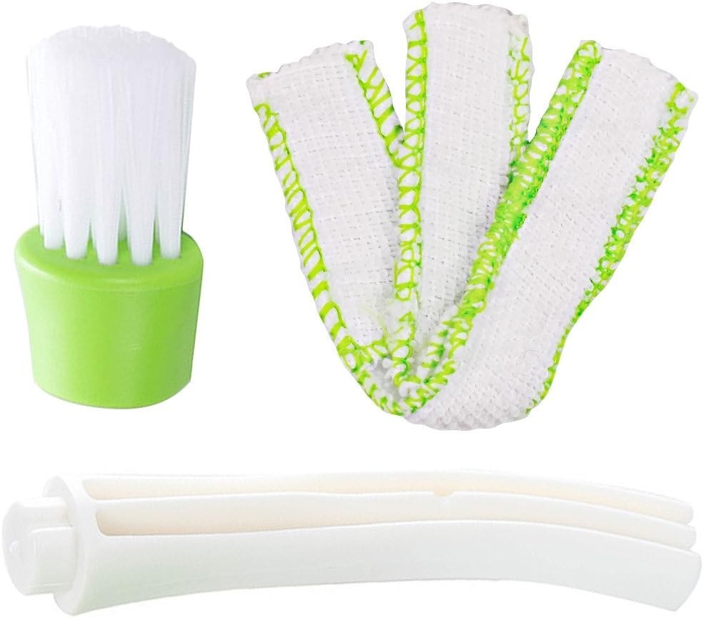 Mini plumero para ventilación de coche, juego de 3 limpiadores y cepillos para