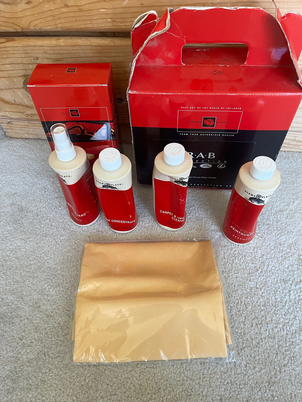 PERMA PLATE AUTOMOTIVE PROTECTION SYSTEM DELUXE MAINTENANCE KIT PAINTGUARD – NEW