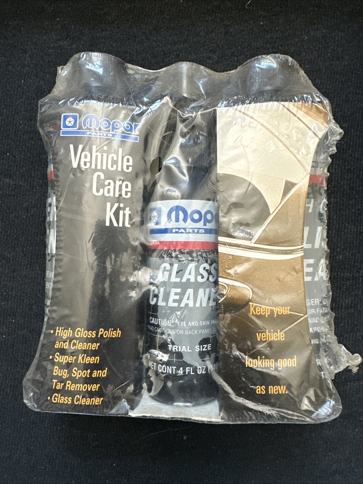 Vintage Mopar Vehicle Care Kit – Dealer Promo • Trunk Display – Mopar Pentastar