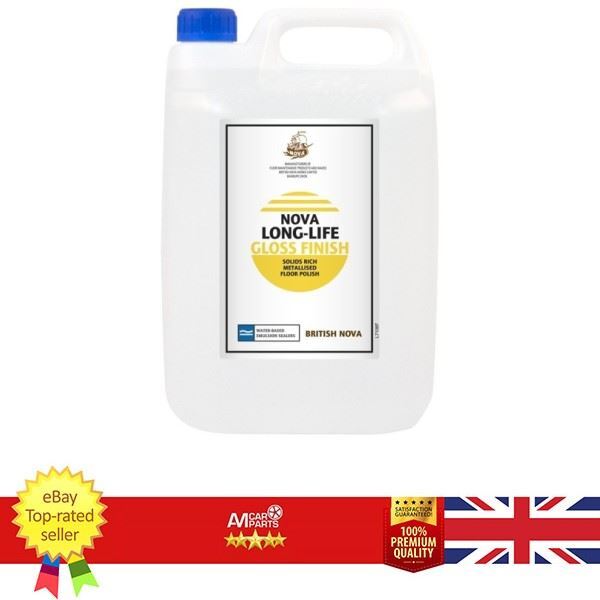 Long Life Gloss Finish Floor Polish – 5 Litre BRITISH NOVA BN0010