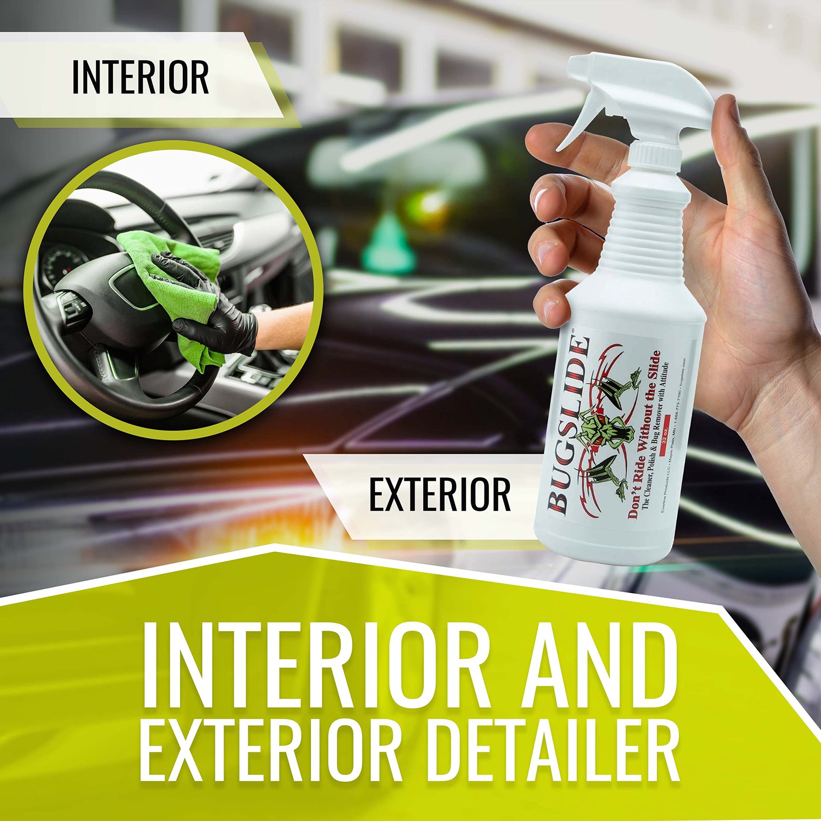 32 Oz Car Detailing Kit With Microfiber Towel “ Exterior Or Interior Car Cleaner