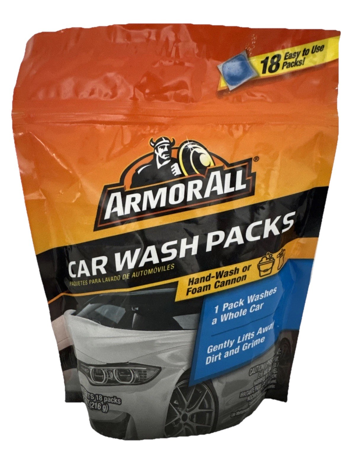 2 Pack Amoral Car Wash Packs For Hand Wash Or From Cannon. 36 Easy to use pods.