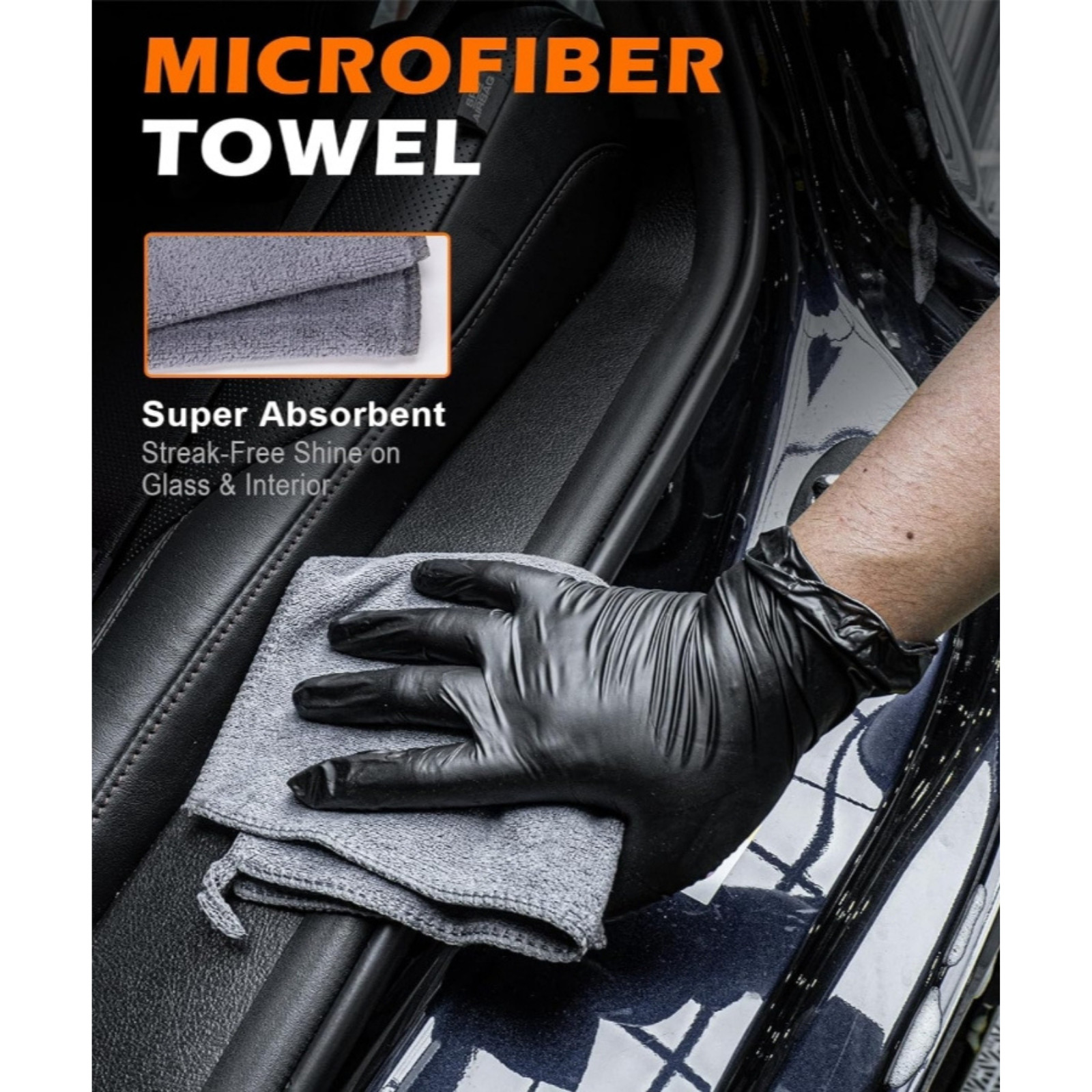 8PCS Car Detailing Kit with 200g Cleaning Gel, Dash & Vent Cleaning Tools
