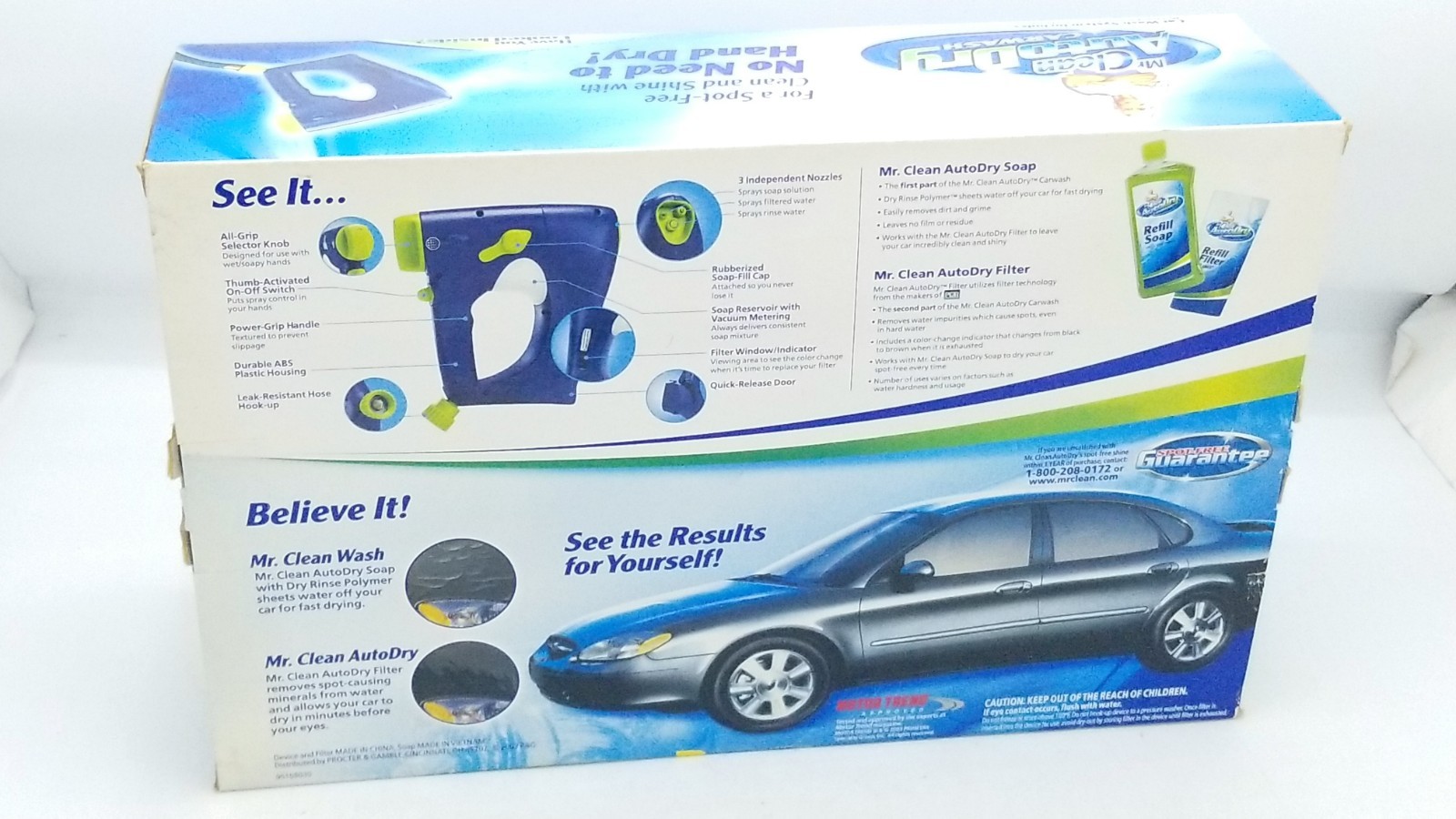 Mr. Clean Auto Dry Car Wash System Starter Kit NOS New