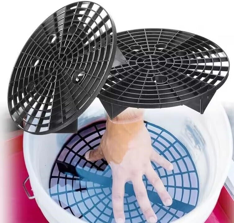 2pc Car Wash Round Bucket Insert for 12″ Diameter Bucket Dirt/Grit Barrier Guard