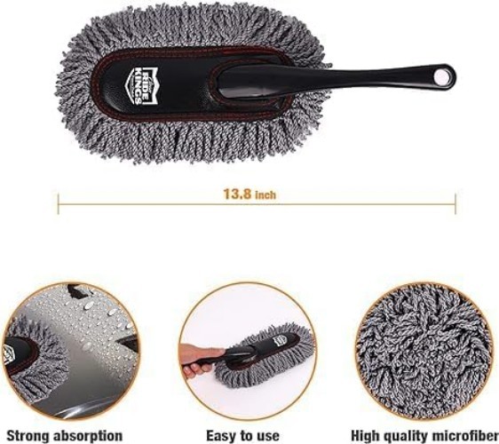 Extendable Car Duster Kit – Scratch Free Brush Mop