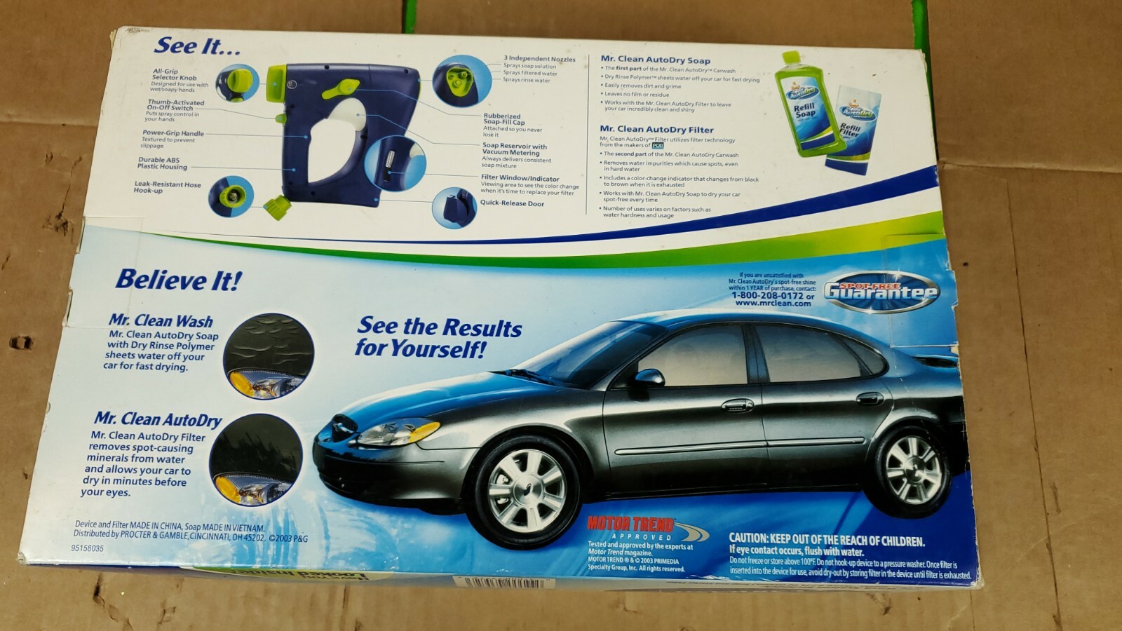 Mr. Clean Auto Dry Spot-Free Clean & Shine Car Wash Spray System Starter Kit