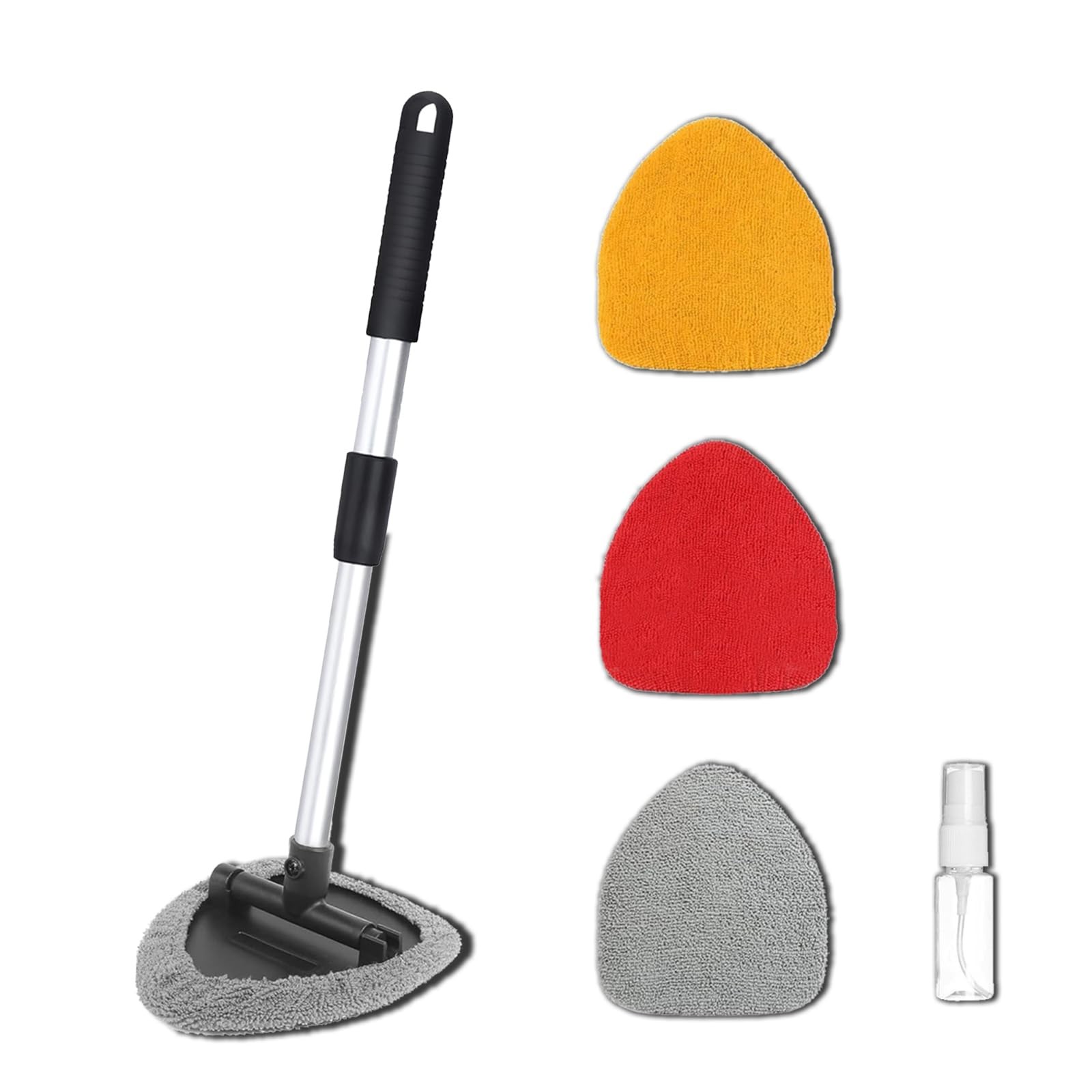 Piburth Car Window Cleaner, Cleanser Brush, Accessories colorful