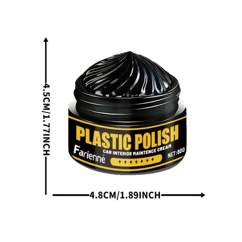 1PC PLASTIC PARTS RENOVATOR, CAR RESTORER, INTERIOR MAINTENANCE POLISHING WAX UK