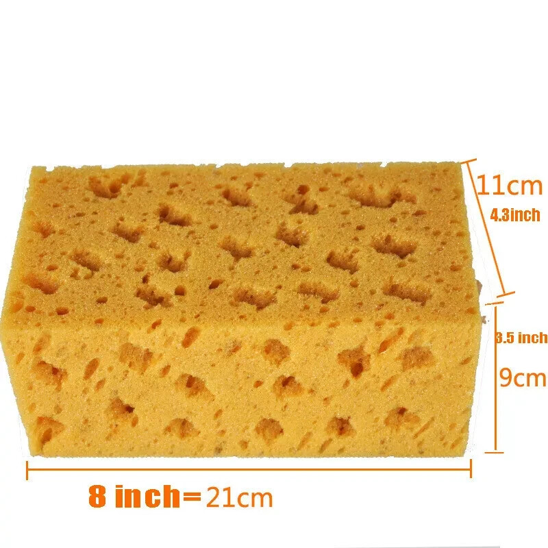 Car Household Sponge Large Cleaning Wash Cheese 3.5inch strong clean and Durable