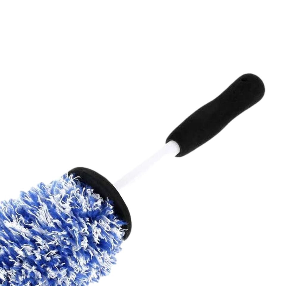 Car Cleaning Rim Cleaner Wheel Cleaning Brush, Metal Free Soft Synthetic Wool US