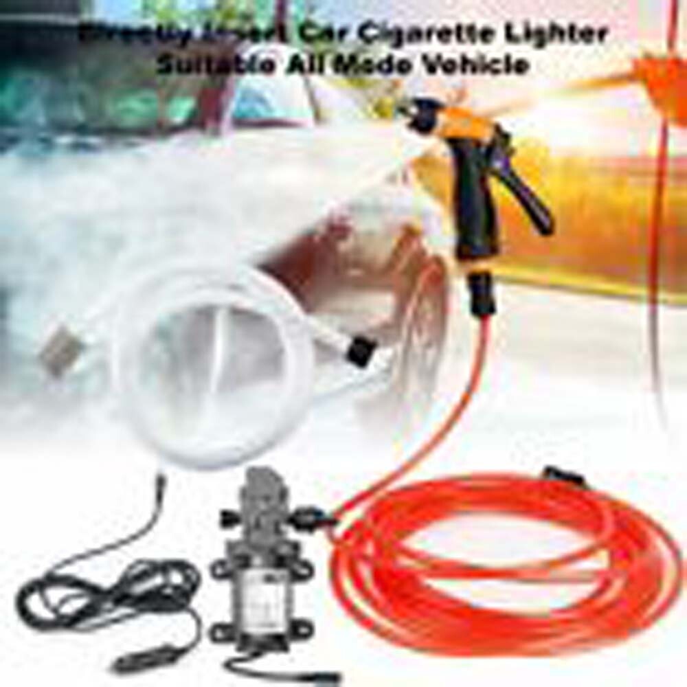 12V Jet Spray Gun 160PSI High Pressure Car Electric Washer Hose Wash Pump Kit US