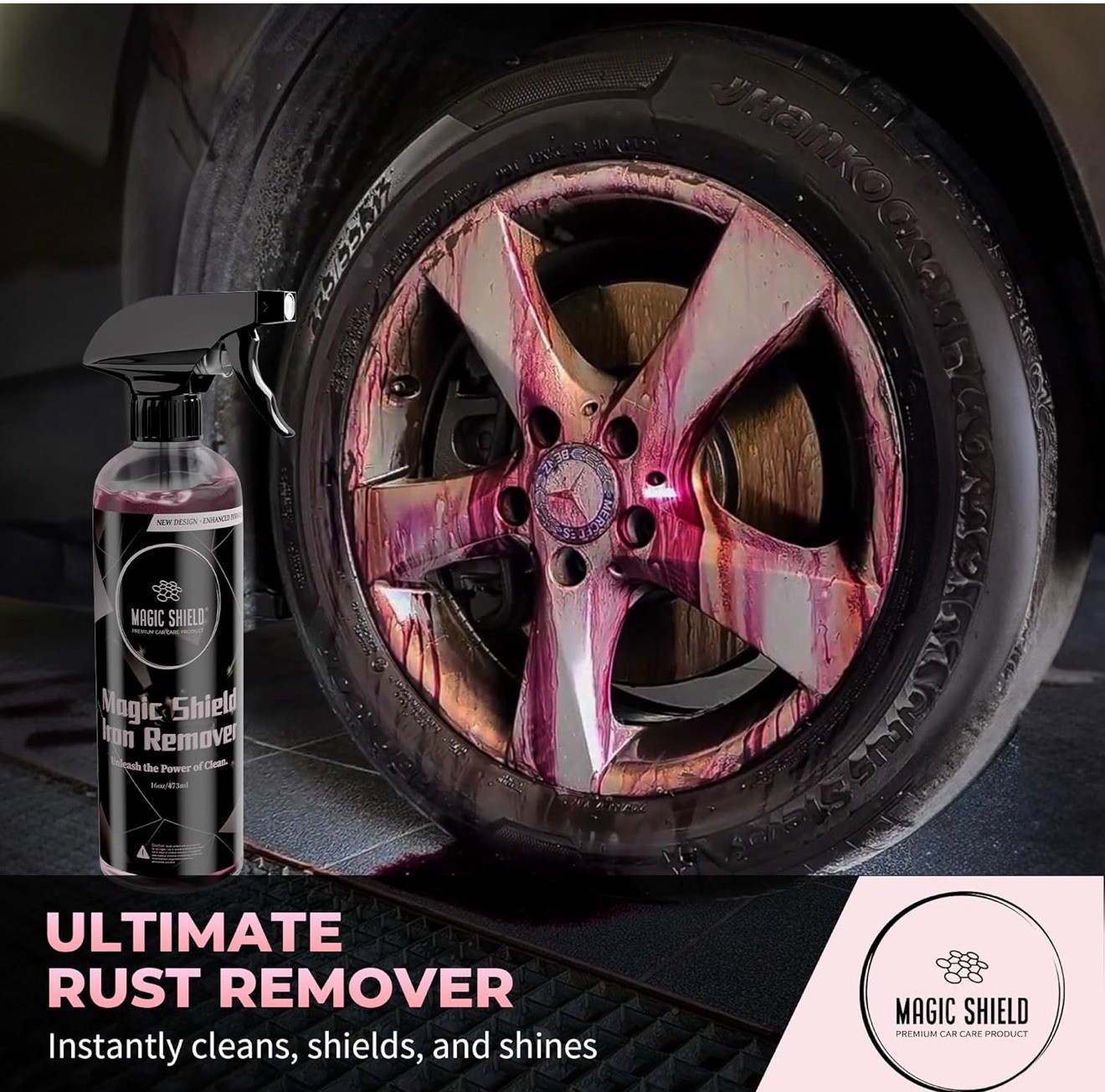 Iron Remover Spray for Cars 16oz – pH-Neutral Iron and Fallout Remover