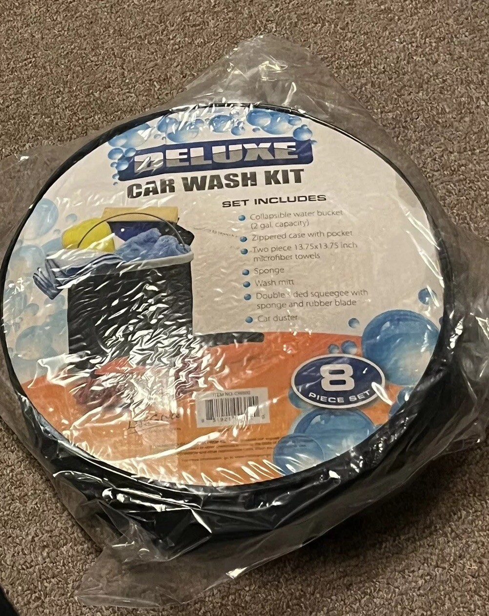 8 Piece Deluxe Car Wash Kit