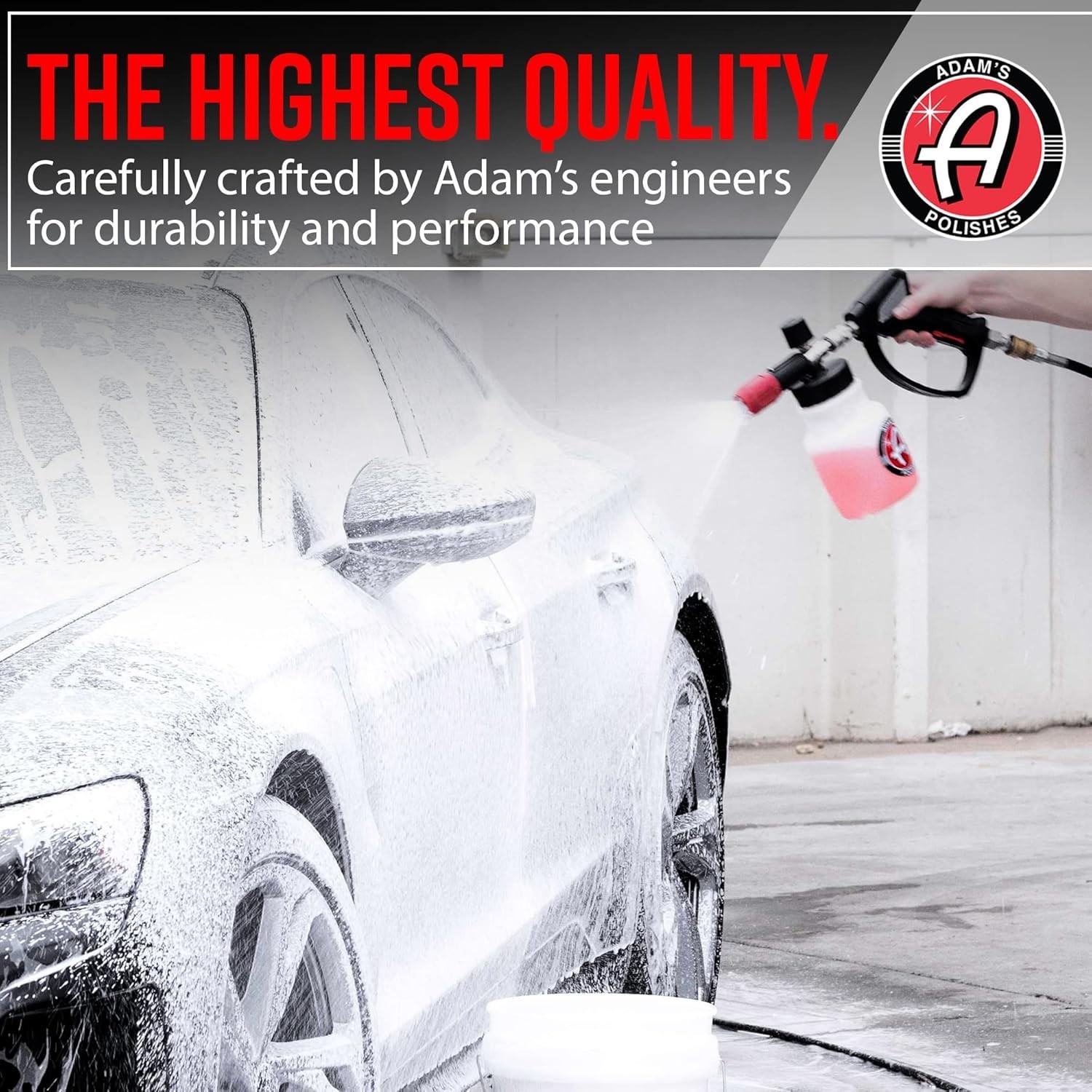 Foam Cannon Car Wash Sprayer – Stainless Steel Pressure Washer