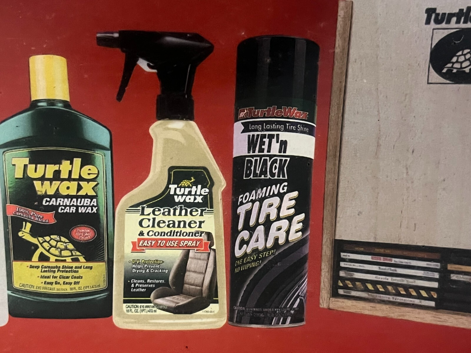 Turtle Wax Premium Gift Pack Limited Edition Wood Box 50 CD Crate NEW Sealed VTG
